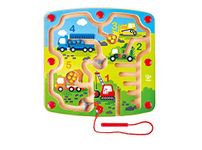 Hape E1713 Wooden Construction & Number Magnetic Maze