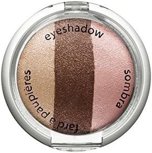 Palladio Cosmetic Baked Eyeshadow Trio, Sea Shell, 0.09 Ounce