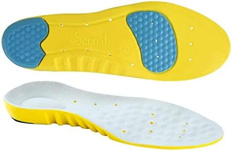 Soumit Solette Ultra Soffice Antiurto per Sport L (EU 42-45), Soletta Comfort Traspirante con Sostegno Dell'Arco Plantare, Eccellente Assorbimento Degli Impatti per Correre Jogging