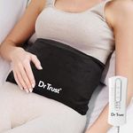 Dr Trust USA Velvet Orthopedic Electric Heating Pad for Back Pain I Heat Belt for Menstrual Period Cramps, Shoulder & Knee Pain Relief with Temperature Controller & Overheat Safety-388