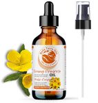 Bella Terra Oils Evening Primrose Oil. 120ml. 100% Pure. Cold-pressed. Unrefined. All Natural. Rich in GLA. Chemical-free. Soothes Dry Skin. Nourishes Skin & Hair.…