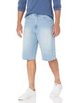 Southpole Men's Core Denim Short, Light Sand Blue, 29