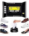 Natural Sneaker & Shoe Cleaner Wipes - 1 Packs of 80 - Portable Sneakers Cleaner Shoe Wipes Quickly Remove Dirt & Stains - These Disposable Shoe Cleaning Wipes Can Be Used On Most Footwear