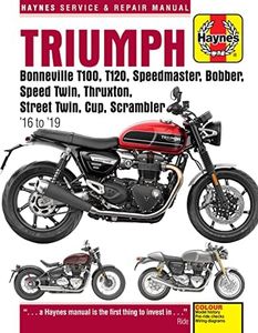 Triumph Bonneville 2016-2019: T100, T120, Speedmaster, Bobber, Twin, Thruxton, Cup, Scrambler