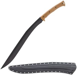 SHEN GUANG LONG 33" Heavy Duty Outdoor Machete for Brush Clearing & Camping, 5160 High Carbon Steel Blade, Full Tang with Non-Slip G10 Handle and Protective Sheath