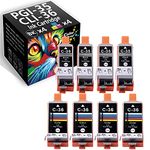 8 Pack (4 x Black + 4 x Tri Color) Compatible PGI 35 CLI 36 PGI35 CLI36 Ink Cartridge Used wtih Canon PIXMA iP100 iP110 Series Printer, by ColorPrint