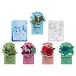 Tonymoly Super 7 Face Sheet Mask| Pack of 7|Sheet Face Mask for Glowing Skin|Facial Mask With Essence| Soothes Skin Irritation, Refines Pores & Skin Radiance|Sheet Mask Combo