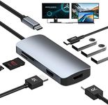 AHGEIIY USB C to Dual HDMI Adapter,