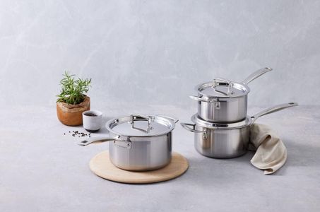 Le Creuset 3-Ply Saucepan 20cm – Stainless Steel Cookware