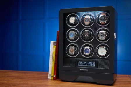 Barrington Automatic Watch Winder for 9 Watches – Quiet Motor