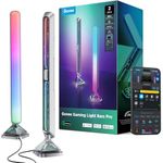 Govee Gaming Light Bars Pro, RGBIC LED Light Bar for Gaming Room Setup, Cyberpunk 3D Lighting, Smart Gaming Lamps with Matter, WiFi & Bluetooth, Music Sync for PC & Monitor, Works with Alexa & Google