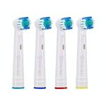 Oral B Compatible Replacement Electric Toothbrush Heads Premium Electric Toothbrushes Adults Heads 4 Pack for Braun Toothbrush Handles Superior Cleaning and Plaque Removal