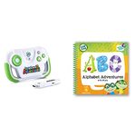 LeapFrog LeapLand Adventures, Kids Game Console, Educational Games Console with 150+ Learning Activities & 460603 Alphabet Adventures Activity Book 3D, Multicoloured