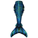 Fin Fun Atlantis Mermaid Skin, Monofin NOT Included, Adult X-Small, Sea Dragon