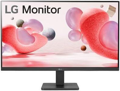 LG 27 Inch (68.6cm) IPS FHD Monitor 1920 x 1080,AMD FreeSync, 100Hz, sRGB 99% Typ(CIE1931),Black Stabilizer, Virtual Borderless, Flicker Safe, Reader Mode,OnScreen Control, HDMI,VGA, 27MR400(Black)