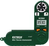 Extech 45168CP Mini Thermo-Anemometer with Built-in Compass, Green