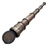 A S Handicrafts Telescope Brass Antique Nautical Spyglass Pirate Vintage Maritime Handheld 16” Royal Navy Telescope replica