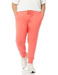 Amazon Essentials Women's Fleece Jogger Sweatpant (Available in Plus Size), Bright Pink, X-Small