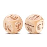 VANLOVEMAC Anniversary for Him Her Couples Gifts for Girlfriend Boyfriend Date Night Dice Food Decider Valentines Day Wedding Gifts for Wife Husband Christmas Birthday Gifts for Women Men