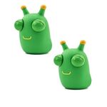 2pcs 3D Green Grass Worm Popping Out Eyes Squeeze Toy for Kids,Funny Pinch Toy Stress Relief Toy Novelty Fidget Toy Hand Squishy Squeeze Toys for Kids Adult,Relieve Stress,Christmas Stocking Fillers