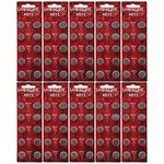 100 Pack LOOPACELL LR44 AG13 357 Button-Cell Batteries