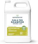 Wondercide - Flea & Tick Shampoo for Dogs and Cats - Flea and Tick Treatment with Natural Essential Oils - for Pets Over 4 Months - Powered by Plants - Lemongrass - 128 Fl oz