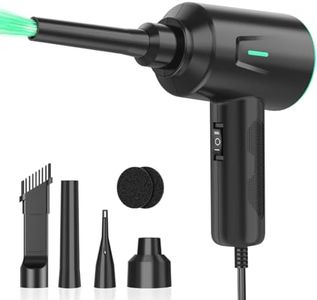 Meudeen Air Duster - Compressed Air - 5.74 oz High Power Cleaning for Computer - PC - 2 Gear Air Blower (Green)