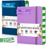 Password Book Small, 2 Pcs Password