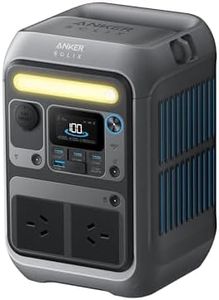 Anker Portable Power Station SOLIX C300, 288Wh LiFePO4 Battery, 300W (600W Surge) Solar Generator, 140W Two-Way Fast Charging, for Outdoor Camping, Traveling, and Emergencies (Solar Panel Optional)