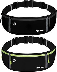 RDMODO Fanny Packs for Women Men, Running Belt Waist Bag, Waterproof Phone Holder for Running Plus Size Adjustable Runners Belt Running Pouch for iPhone 13 12 11 Pro Max Xs Xr Samsung Galaxy Note, 10