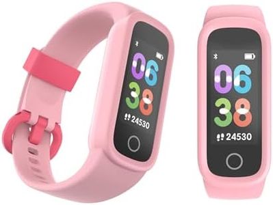 Pixbee Kids Fitness Watch - Kids Watch with Heart Rate Monitor, 16 Sports Modes, Activity Tracker, Hydration Reminders and Sleep Insights - Ideal Kids Smart Watch - Pink