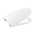 Roca A801D12001 The Gap Round Toilet Seat with Soft Drop, White