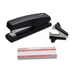 staples desktop stapler + claw staple remover + 1250 standard staples