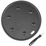 Heavy Heat Diffuser-Duty Cast Iron Heat Diffuser for Gas Stove, Flame Tamer Simmer Plate With Removable handle for Even Heat & Temperature Control