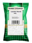 Harry Harvey Laundry Starch Powder 250g Pack, Use for Crisp Shirts, Clothes and Sheets