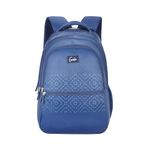 Genie Scent Laptop Backpack for Women, 3 Compartments, Stylish and Trendy College Bags for Girls, Water Resistant and Lightweight Bags for Office and Travelling Purpose, 36 litres, Navy