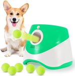 StrategyTails Automatic Cordless Dog Ball Launcher - Fun Fetch Toy for Active Dogs - Hands-Free Playtime!