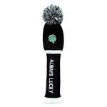 LOXASUM Golf Club Head Covers for Woods and Driver 1 3 5 Set Knitted St. Patricks Day Gift Original Clover Embroidered Always Lucky 460cc POM POM