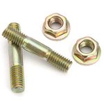 Donkivvy 4 Pcs Bar Nuts & Bar Studs Bolts for Baumr-Ag SX62 62cc Chainsaw Chain Saw