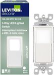 Decora Illuminated 3-Way Switch, Wh