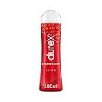 Durex Strawberry Lube Water Based Flavoured Edible 100ml