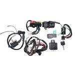 Maso Auto H842857 MASO Full Electrics Wiring Harness Coil Loom Ignition System for 50cc 70cc 90cc 110cc 125cc PIT Quad Dirt Bike ATV Dune Buggy