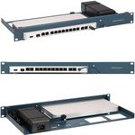 Cisco Meraki Firewall Appliance Rack Mount - 1U Server Rack Shelf with Easy Access Front Network Connections, Properly Vented, Customized 19 Inch Rack - RM-CI-T14 by Rackmount.IT