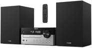 PHILIPS Bluetooth Stereo System for Home with CD Player, MP3, USB, Audio in, FM Radio, Bass Reflex Speaker, 60W, Remote Control Included