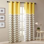 Home Fashion Chevron Curtains