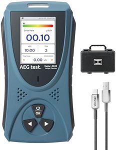 Geigerzähler AEGTEST Radar-5633 Nuklearstrahlen-Detektor mit LCD-Bildschirm, wiederaufladbares Dosimeter zur Erkennung von Strahlen Beta Gamma X, Messungen in CPM μSv/h μR/h μSv – Blau