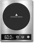 COSORI, Gravity Induction Coffee Cup Warmer&Beverage Warmer for Desk Auto Shut Off, LCD Display with Temperature Setting, Water, Cocoa, Milk (2020 Upgraded), 5.4 x 4.3 x 0.7 inches, Silver (CO294-CW)