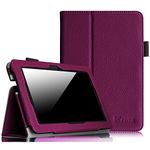 Fintie Folio Case for Fire HDX 7 - Slim Fit Leather Standing Protective Cover with Auto Sleep/Wake (will only fit Kindle Fire HDX 7" 2013), Purple