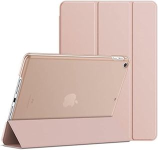 JETech Case for iPad (9.7-Inch, 2018/2017 Model, 6th/5th Generation), Smart Cover Auto Wake/Sleep (Rose Gold)