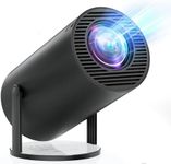[Built-in Apps & Android 11.0] Mini Projector Portable 18000 Lux Projector 4K Supported 180° Rotation & Auto Keystone, Outdoor Projector Compatible with TV Stick/Windows/iOS/Android/HDMI/USB